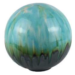 10" Calliope Gazing Balls - Green