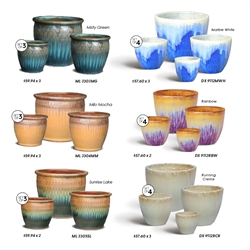 Mixed Stoneware Pots Assortment