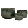 S/3 Selene Pots - Pearl Green