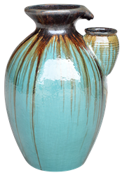 Self-Contained Jar Water Feature - Black Gold Aqua