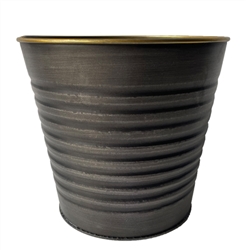7" Caspian Metal Pot with Liner - Holds a 6.5" Pot
