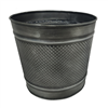 Decorative Round Metal Pot with Liner