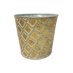 7" Aurum Metal with Liner - Holds a 6.5" Pot