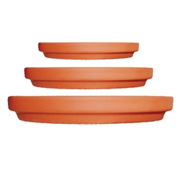Waterproof Low Profile Clay Saucer (Click for Sizes and Pricing)