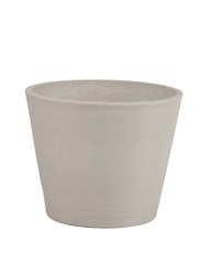 12.25" Sumi Eco Friendly Pot w/Drain Plug, White Stone, 5 case, holds a 10" pot