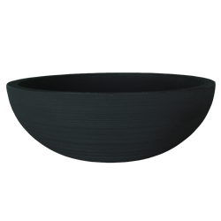 Linea Low Bowl - Black