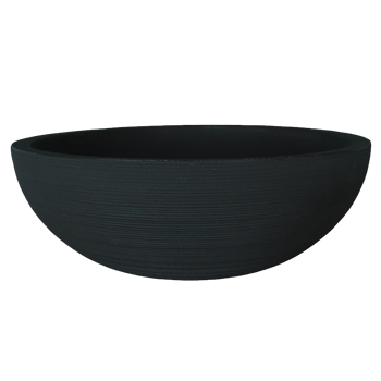Linea Low Bowl - Black