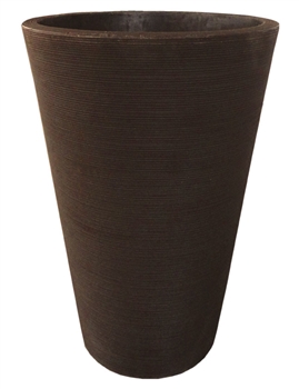 Tall Round Linea Pot - Coffee (Click for Sizes & Pricing)