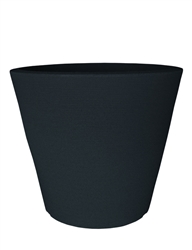 Low Linea Pot - Black