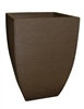 Square Modern Poly Pot - Coffee (Click for Sizes & Pricing)