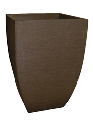 Square Modern Poly Pot - Coffee (Click for Sizes & Pricing)