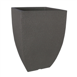 Tall Square Modern Pot - Charcoal (Click for Sizes & Pricing