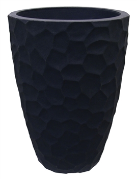 Conic Prisma Modern Pot - Black