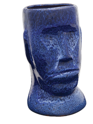 Kapo Tiki Head - Running Cobalt