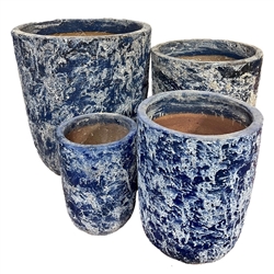 S/4 Lumi Pots - Blue Snow