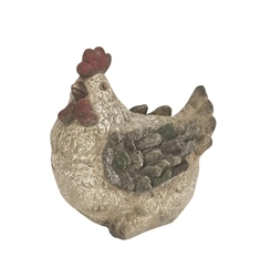 Chicken Figurine Poly Resin