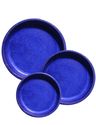 Glazed Saucer - Blue