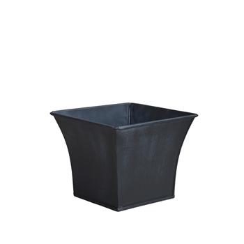 7.5" Bell Mouth Square Zinc Pot Cover - Lead