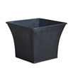11.2" Bell Mouth Square Zinc Pot Cover - Lead